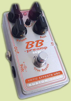 Xotic BB Preamp MB (Mid Boost) Overdrive:Guitars, Pedals Amps Effects