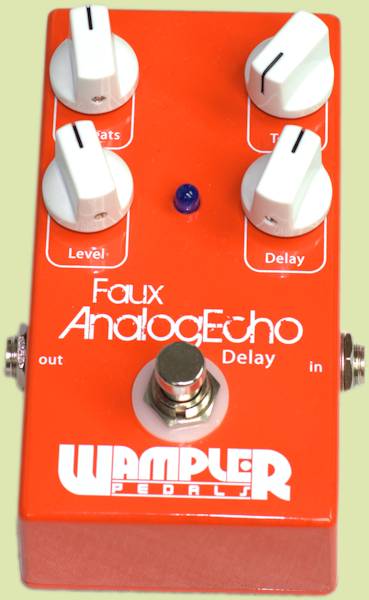 Wampler Faux Analog Echo Delay:Guitars, Pedals Amps Effects