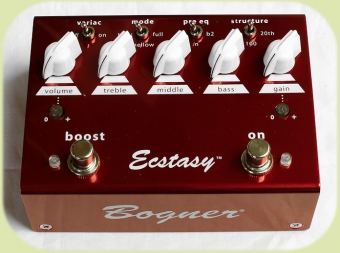 Bogner Ecstasy Red Overdrive Pedal:Guitars, Pedals Amps Effects
