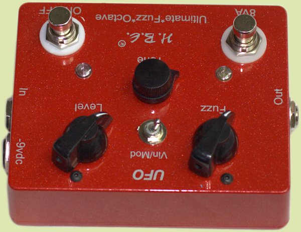 Homebrew Electronics Ultimate Fuzz Octave (UFO) - Pedal on
