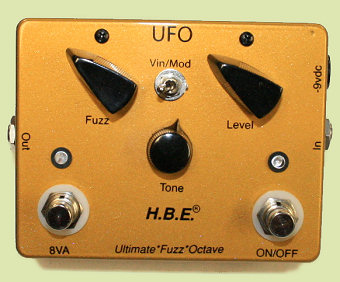 Homebrew UFO Fuzz Pedal