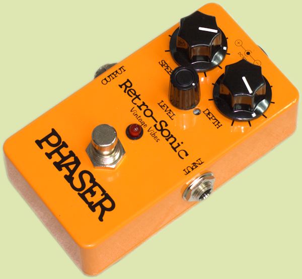 Retro-Sonic Phaser Pedal:Guitars, Pedals Amps Effects