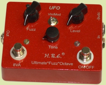 Homebrew UFO Fuzz Pedal:Guitars, Pedals Amps Effects